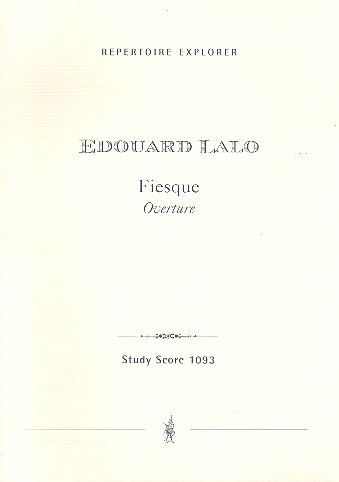 Ouvertüre zu Fiesque für Orchester