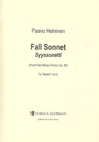 Fall Sonnet op.65,1 for french horn
