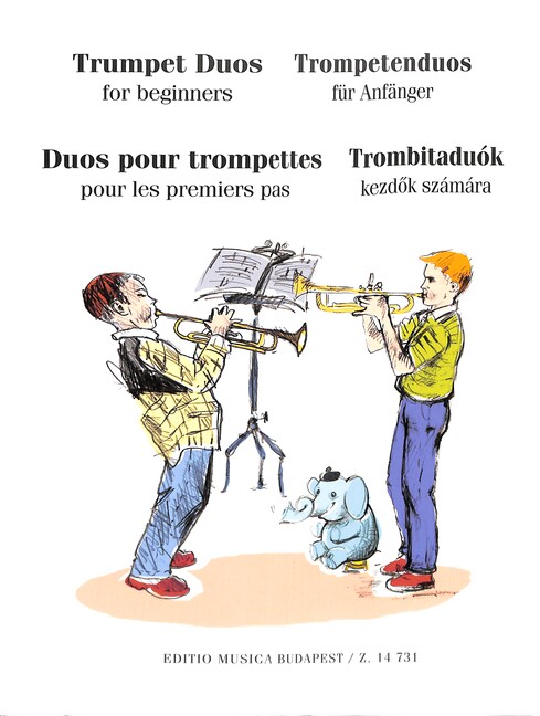 Trompetenduos für Anfänger für 2 Trompeten
