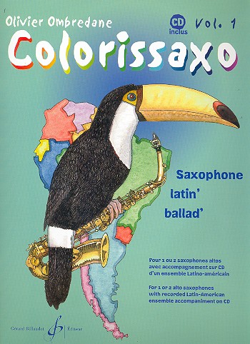 Colorissaxo vol.1 (+CD): pour 1-2
