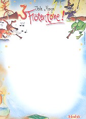 Notizblock Flötentöne Din A6