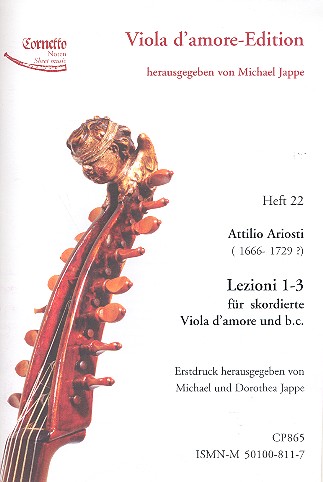 Lezioni 1-3 für skoriderte Viola d'amore