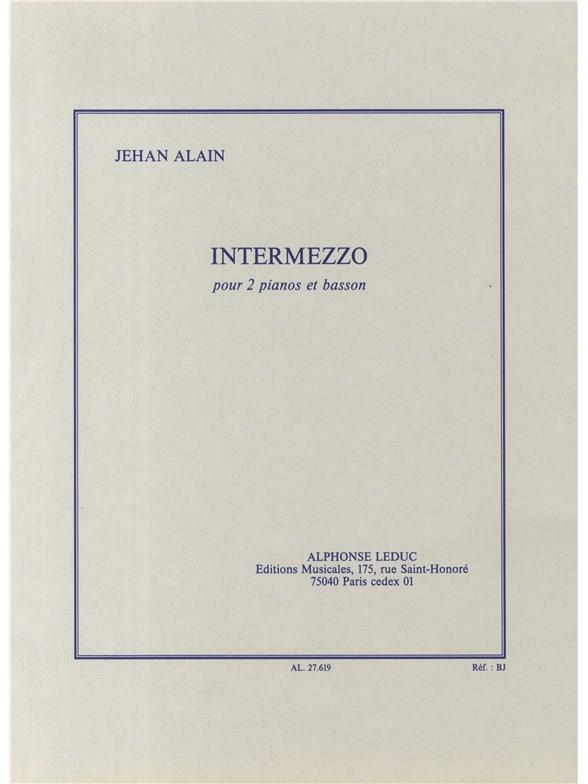 Intermezzo pour 2 pianos et basson