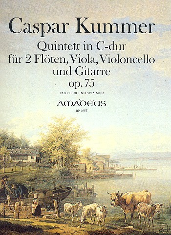 Quintett C-Dur op.75 für 2 Flöten, Viola,