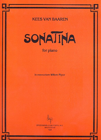 Sonatina in memoriam Willem Pijper