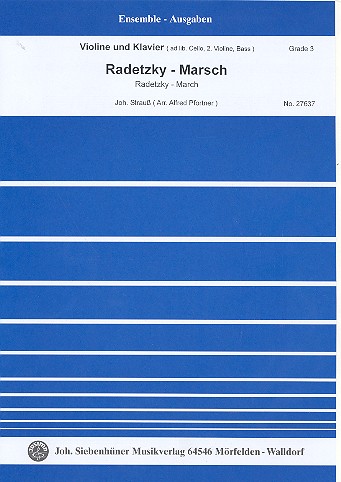 Radetzky-Marsch für Violine und Klavier
