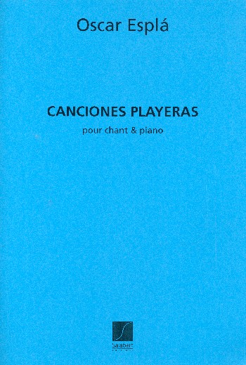 Canciones playeras pour chant et piano
