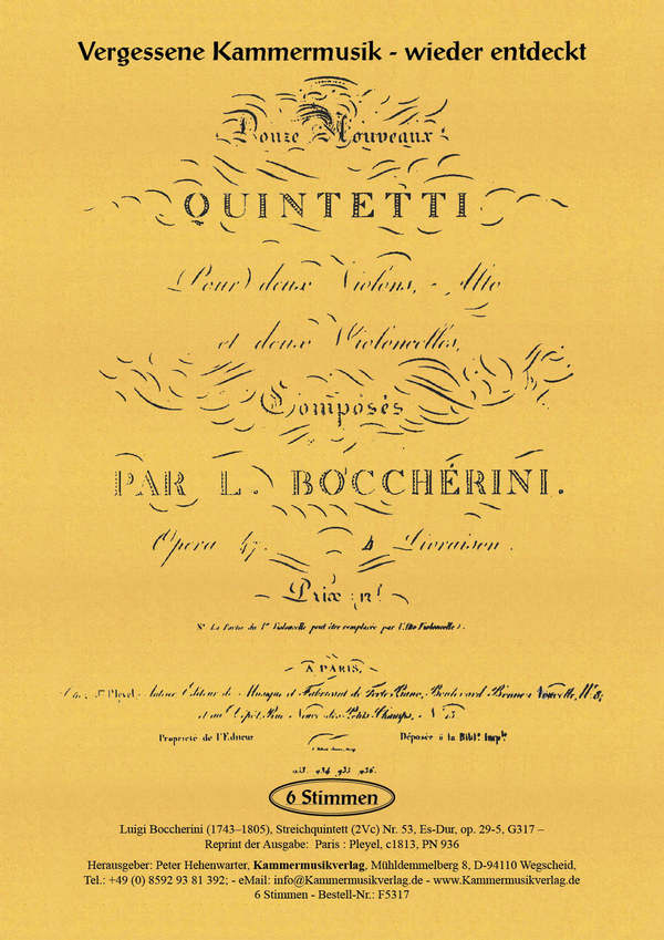 Quintett Es-Dur op.29,5 Nr.53 G317