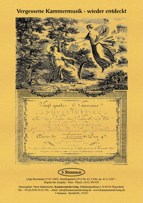 Quintett F-Dur op.41,2 Nr.83 G347