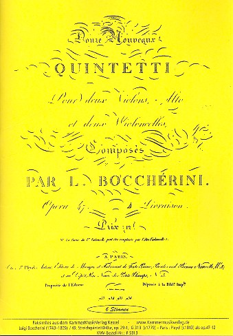 Quintett D-Dur op.29,1 Nr.49 G313