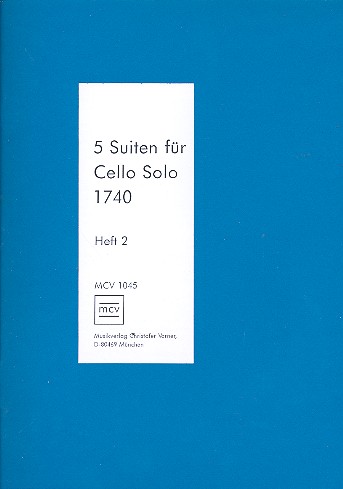 5 Suiten von 1740 Band 2 (Nr.4-5)