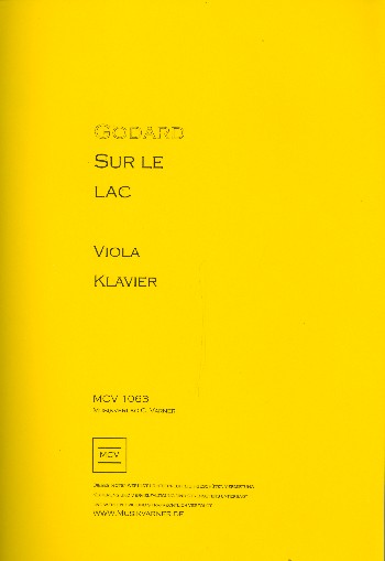 Sur le lac für Viola und Klavier