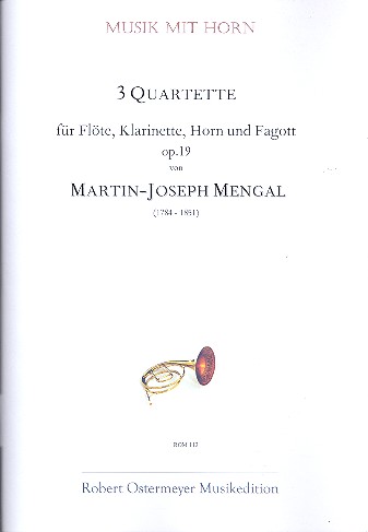 3 Quartette op.19 für Flöte, Klarinette,