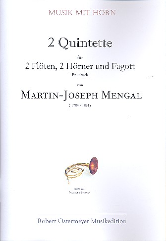 2 Quintette für 2 Flöten, 2 Hörner und Fagott