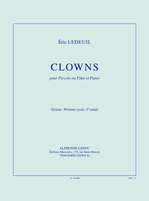 Clowns pour piccolo (flute) et piano