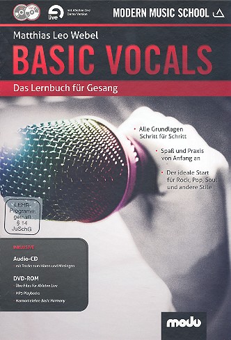 Basic Vocals (+CD +DVD) für Gesang