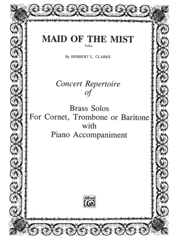 Maid of the Mist for cornet (trombone/