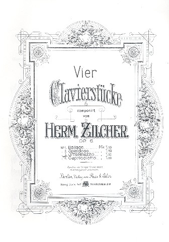 Intermezzo op.6,3 für Klavier