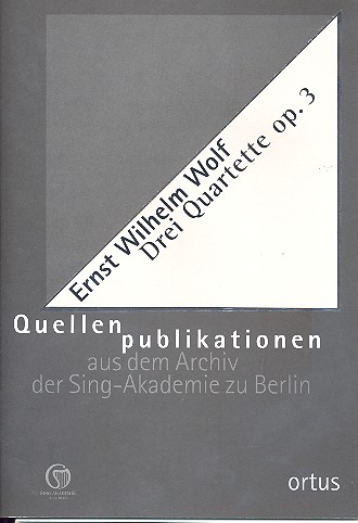 3 Quartette op.3 für 2 Violinen, Viola