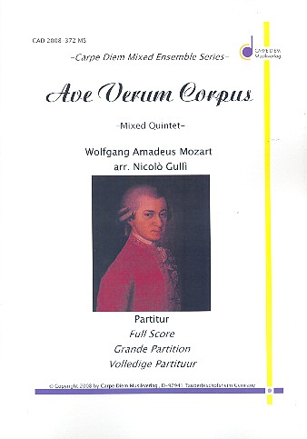 Ave verum corpus für Flöte, Oboe,