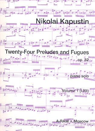 24 Preludes and fugues op.82 vol.1