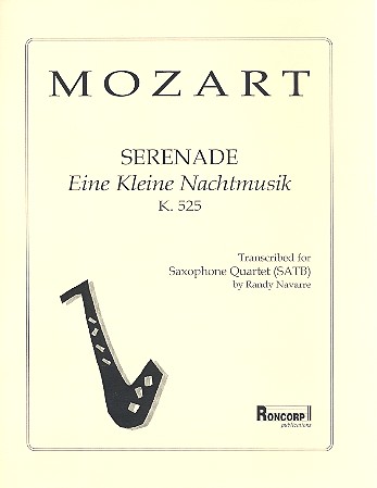 Eine kleine Nachtmusik KV525 für 4 Saxophone
