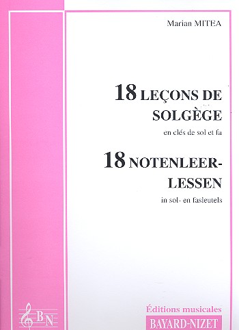 18 Lecons de solfège en clés de sol et fa
