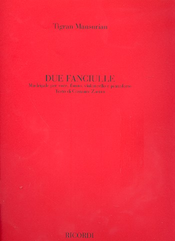 Duo fanciulle per voce, flauto, violoncello