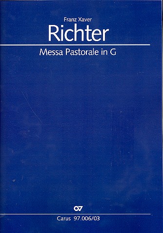 Messa pastorale G-Dur für Soli, gem Chor