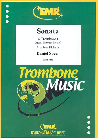 Sonate for 4 trombones (piano/organ ad lib)