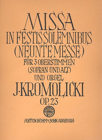 Missa in festis solemnibus Nr.9 op.23