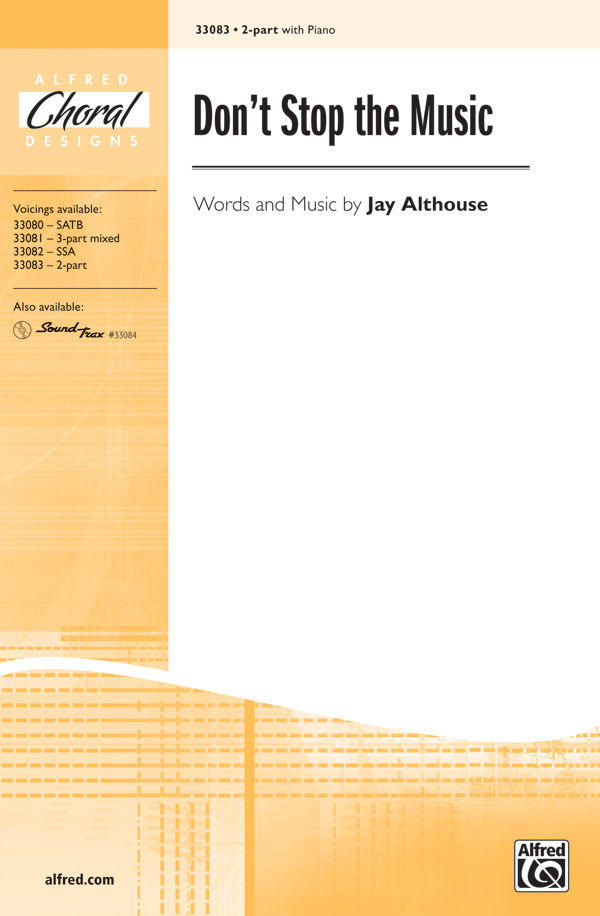 Don't stop the Music for 2-part chorus