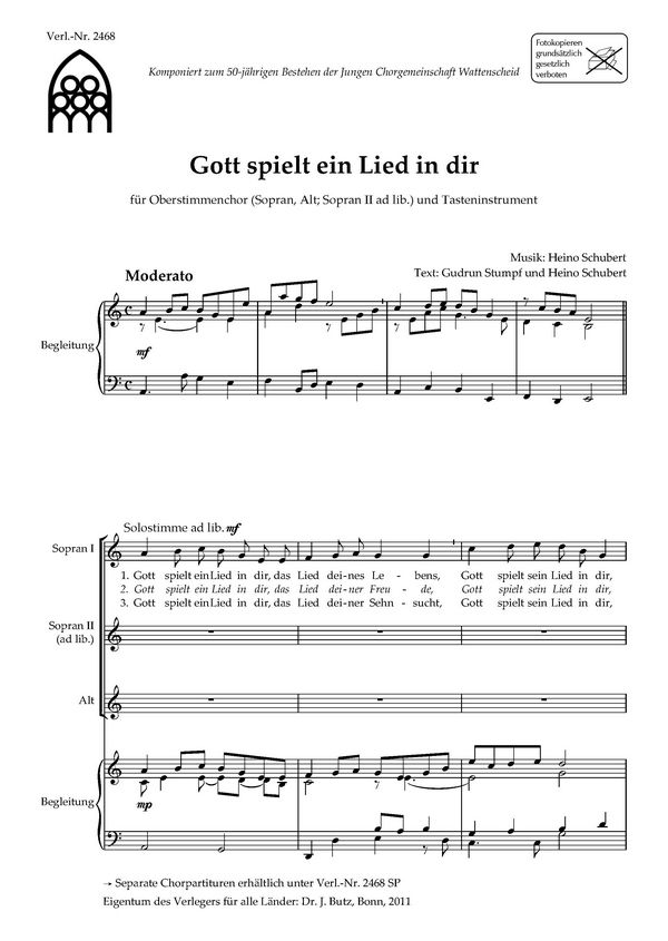 Gott spielt ein Lied mit dir