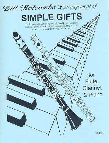 Simple Gifts for flute, clarinet and piano