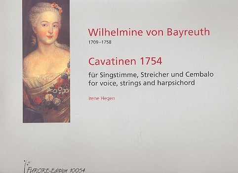 Cavatinen 1754 für Gesang, Streicher