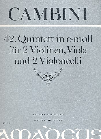 42. Quintett in c-moll