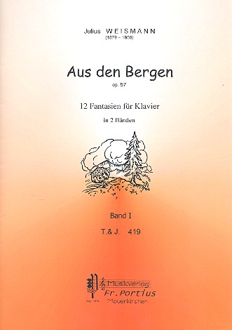 Aus den Bergen op.57 Band 1 - 12 Fantasien