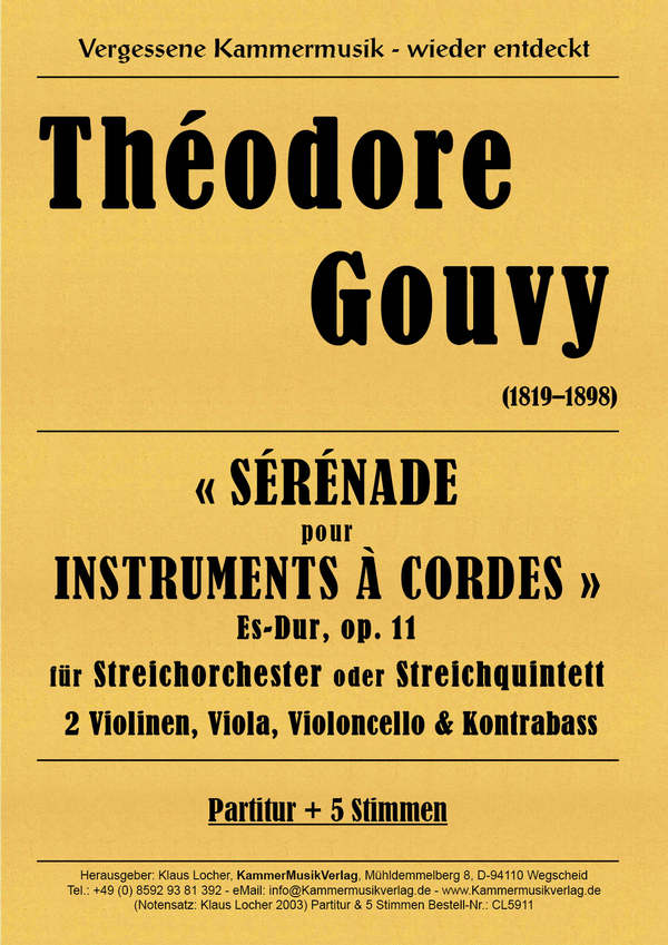 Serenade Es-Dur op.11