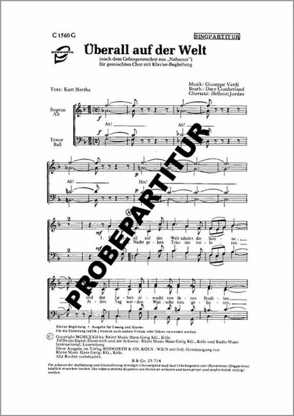 Überall auf der Welt