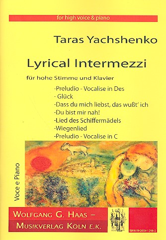 Lyrical Intermezzi für Gesang (hoch)
