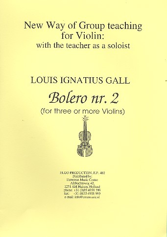Bolero no.2: for 3 violins (ensemble)