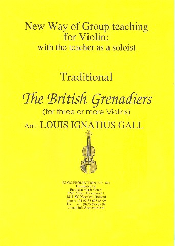 The British Grenadiers: for 3 violins (ensemble)