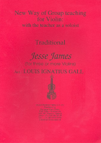 Jesse James: for 3 violins (ensemble)
