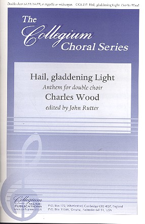 Hail gladdening Light for mixed chorus