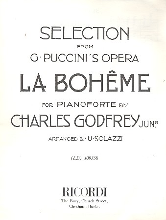 La Bohême - Selections from G. Puccini's