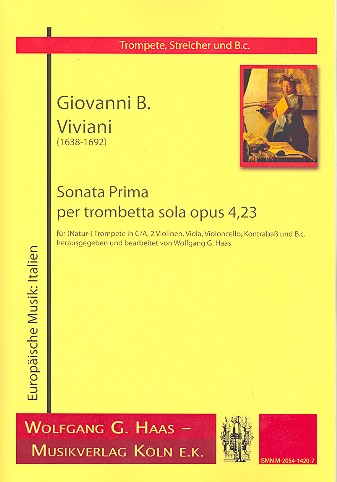 Sonata prima per trombetta sola op.4,23