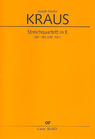 Streichquartett E-Dur Nr.3 VB²180 (VB1/178)