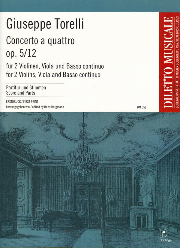Concerto a quattro op.5,12 für 2 Violinen,