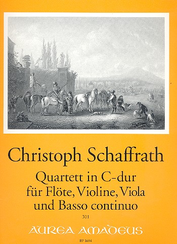 Quartett C-Dur für Flöte, Violine, Viola