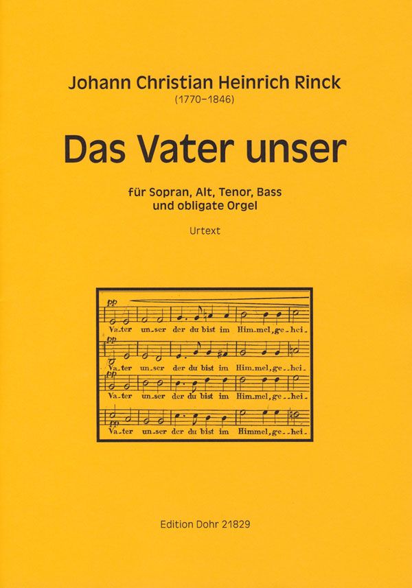Das Vater unser op.59 für gem Chor und